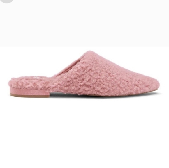 Birdies “The Lark” in Blush Faux-Shearling NIB - Picture 2 of 13